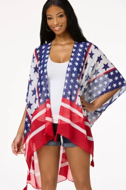 Cato Americana Kimono> Cover Ups|Tops
