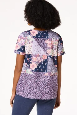 Cato Animal Floral Top> Athleisure|Tops