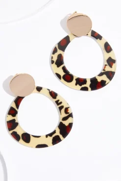 Cato Animal Lucite Clip- On Earrings> Earrings