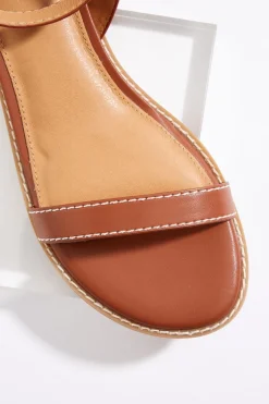 Cato Ankle Strap Low Wedge Sandals><noscript><img width=