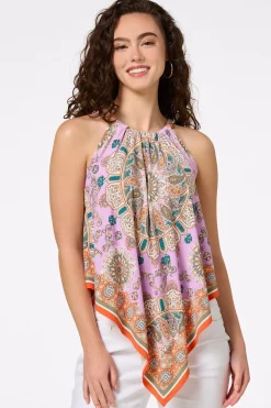 Cato Bandana Pointed Hem Tank> Tops