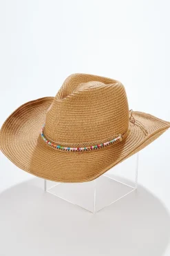 Cato Beaded Band Western Hat> Hats & Hair