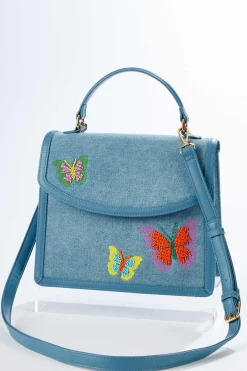 Cato Beaded Butterfly Crossbody> Handbags