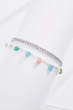 Cato Beaded Charms Anklet> Anklets
