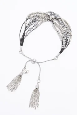 Cato Beaded Thread Pull- String Bracelet> Bracelets
