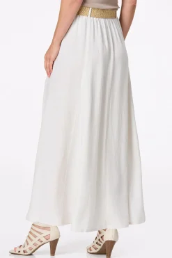 Cato Belted Linen Maxi Skirt> Skirts