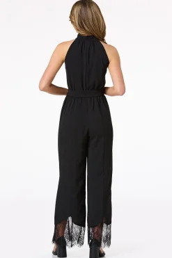 Cato Black Mock Neck Jumpsuit> Dresses