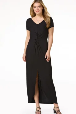 Cato Black Twisted Maxi Dress> Dresses