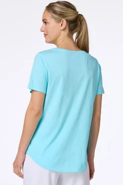 Cato Blessed Chenille Daisy Tee> Athleisure|Tops