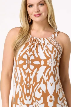 Cato Border Print Maxi Dress><noscript><img width=
