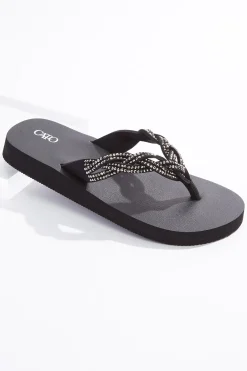 Cato Braided Stone Band Flip Flops> Sandals