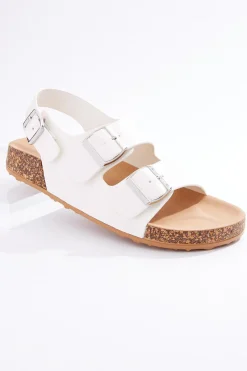 Cato Buckle Band Slingback Sandals> Sandals|Flats
