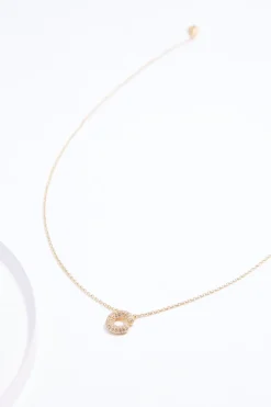 Cato C Initial Bubble Necklace> Necklaces