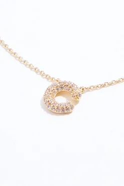 Cato C Initial Bubble Necklace><noscript><img width=