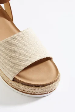 Cato Canvas Band Flatform Wedge Sandals> Sandals
