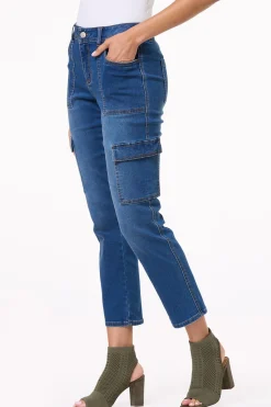 Cato Cargo Pocket Ankle Jeans><noscript><img width=