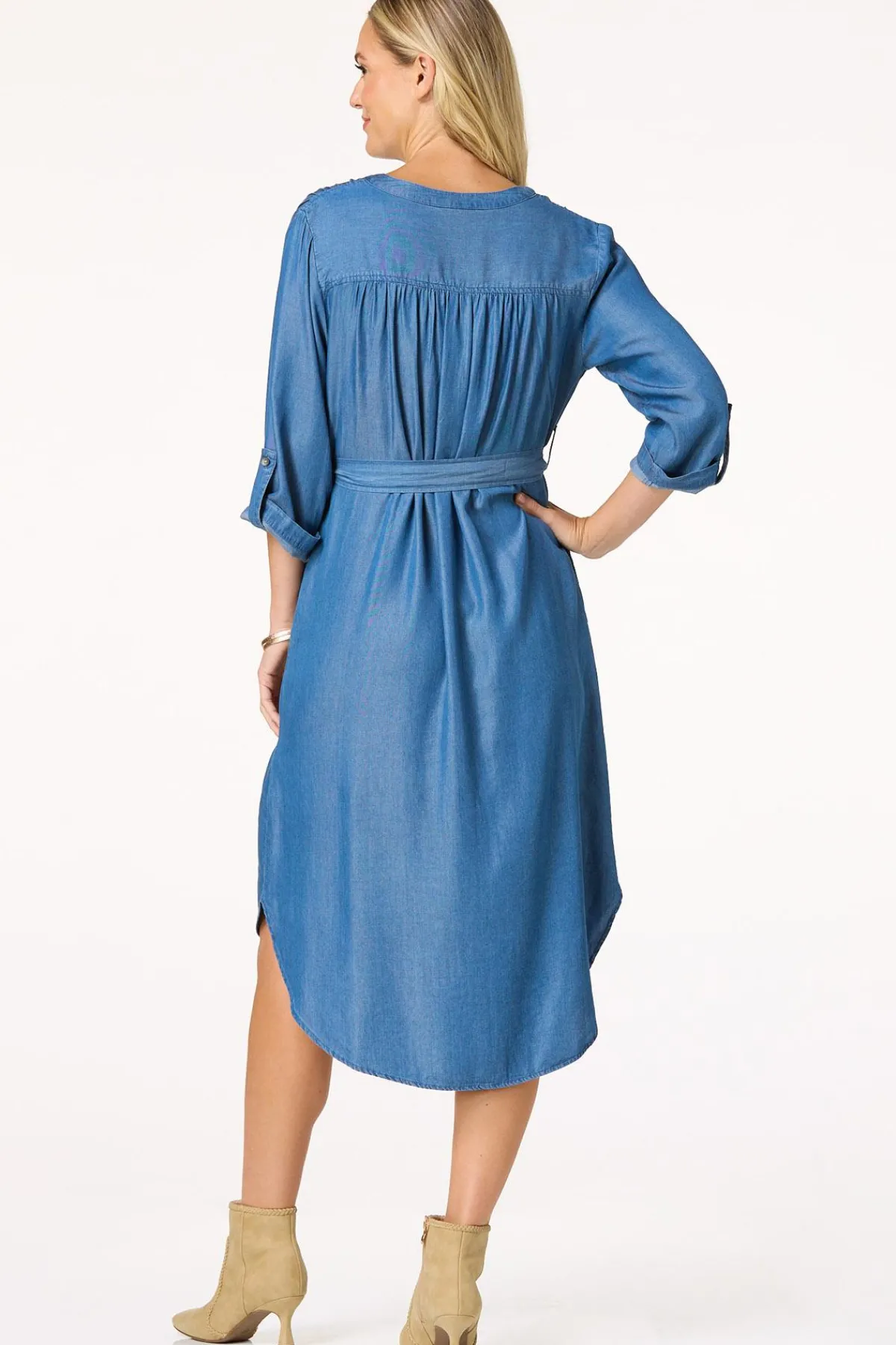 Cato Chambray Shirt Dress> Dresses