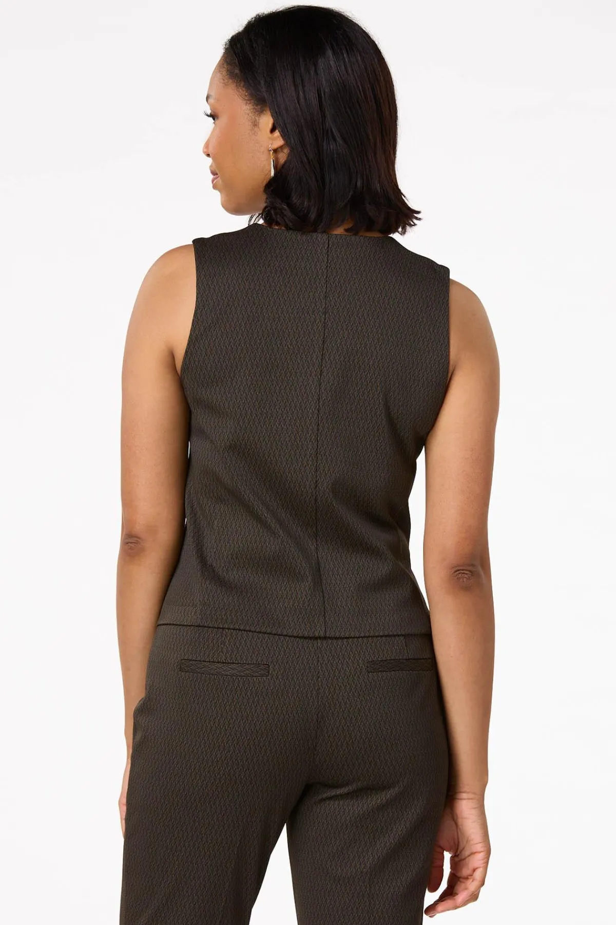 Cato Chevron Structured Vest> Suiting|Jackets & Vests