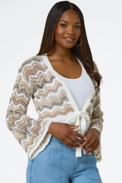 Cato Chevron Sweater Cardigan> Sweaters