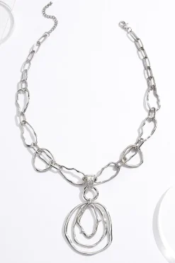 Cato Circle Chain Pendant Necklace> Necklaces