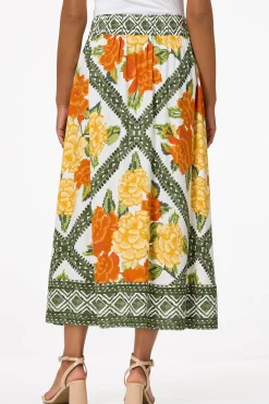 Cato Citrus Floral Skirt> Skirts