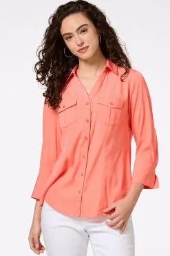 Cato Classic Button Down Shirt> Tops