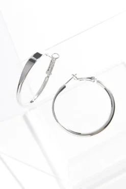Cato Classic Silver Hoop Earrings> Earrings