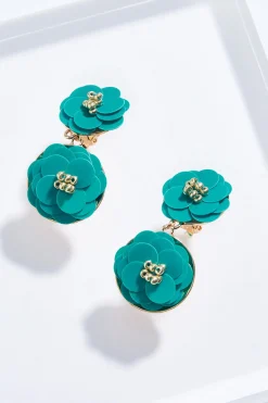 Cato Clip- On Floral Petal Tiered Earrings> Earrings