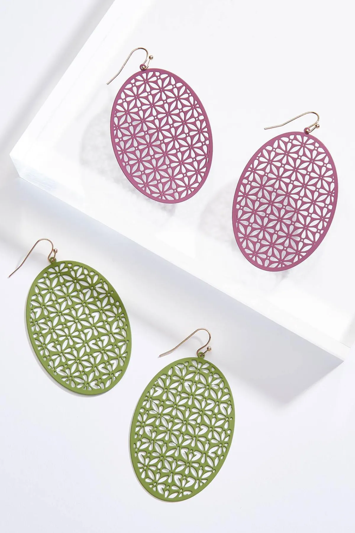 Cato Color Filigree Earrings> Earrings