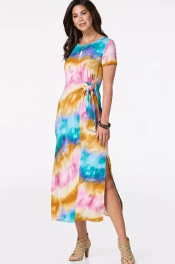 Cato Colorful Dye T- Shirt Dress> Dresses