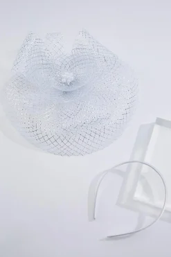 Cato Criss Cross Pearl Bow Fascinator><noscript><img width=
