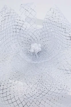 Cato Criss Cross Pearl Bow Fascinator><noscript><img width=
