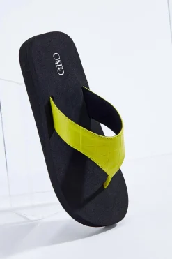 Cato Croc Strap Flip Flops> Sandals