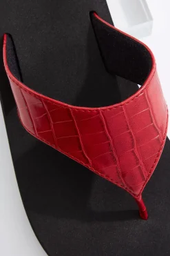 Cato Croc Strap Flip Flops><noscript><img width=