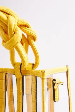 Cato Croc Trim Lucite Tote Set><noscript><img width=