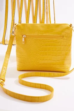Cato Croc Trim Lucite Tote Set><noscript><img width=
