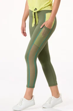 Cato Cropped Colorblock Leggings><noscript><img width=