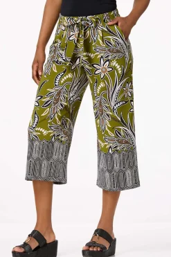 Cato Cropped Floral Adventure Pants> Pants