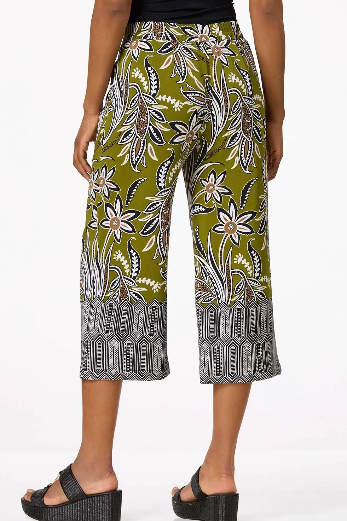 Cato Cropped Floral Adventure Pants> Pants
