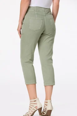 Cato Cropped Green Jeans> Jeans