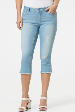 Cato Cropped Light Wash Skinny Jeans> Jeans
