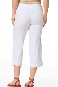 Cato Cropped Linen Cargo Pants> Pants
