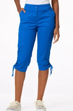 Cato Cropped Ruched Hem Utility Pants><noscript><img width=