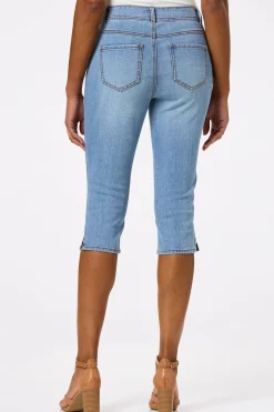 Cato Cropped Slit Hem Skinny Jeans> Jeans