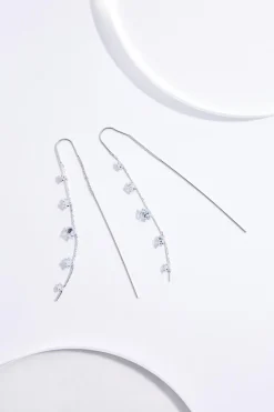 Cato Cubic Zirconia Linear Earrings> Earrings