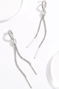 Cato Cupchain Rhinestone Earrings> Social Occasion|Earrings