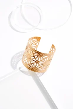 Cato Cutout Pattern Cuff Bracelet> Bracelets