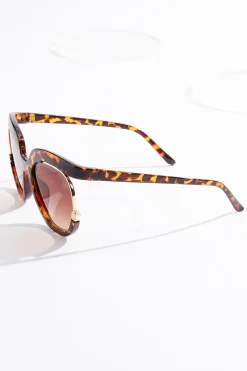 Cato Cutout Side Tortoise Sunglasses> Sunglasses