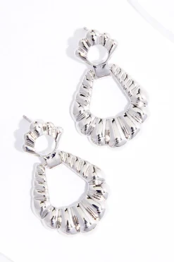 Cato Cutout Textured Dangle Earrings> Earrings
