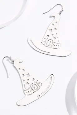 Cato Cutout Witch Hat Earrings> Earrings